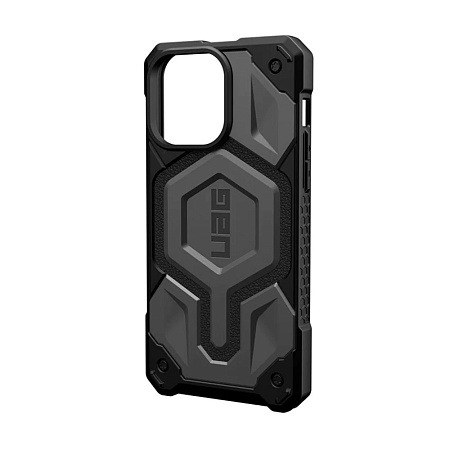 UAG Case for iPhone 13 Pro with MagSafe Monarch Pro, Grey UAG Case for iPhone 13 Pro with MagSafe Monarch Pro, Grey