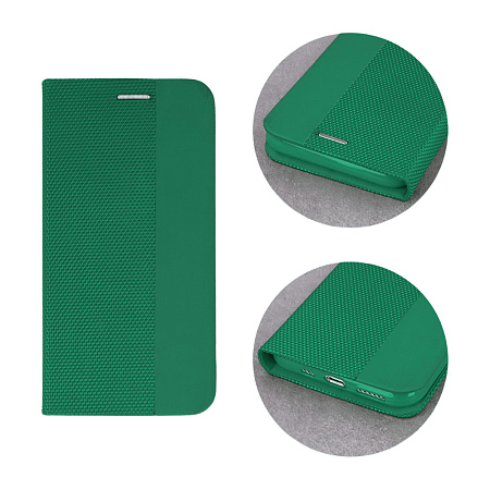 WOO Case Shell Flip Nylon Xiaomi Redmi Note 14 5G, Green WOO Case Shell Flip Nylon Xiaomi Redmi Note 14 5G, Green