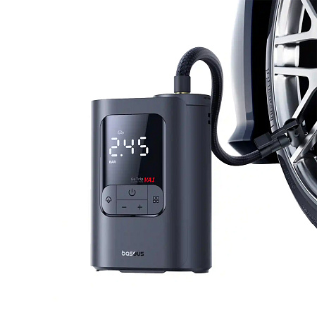 Baseus Mini Inflator Cordless, 22-Cylinder, GoTrip VA1 Super, Cosmic Black