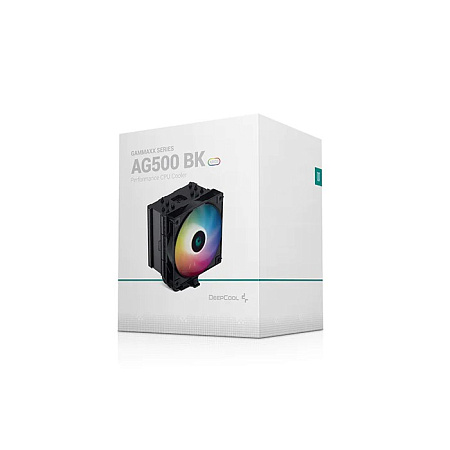 AC Deepcool "AG500 BK ARGB" (≤29.4dB, 300-1850RPM, 67.88 CFM, 120mm, ARGB, 240W, 5x6mm, 816g.)