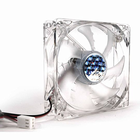 92mm Case Fan - ZALMAN "ZM-F2 LED(SF)" Case Fan with Blue LED, 92x92x25mm, 1500rpm, <20~23dBa, Long Life Bearing, 3Pin, Shark fin blade design, Minimi,процессоры ,оперативная память, ssd, M2, hdd, кейсы
