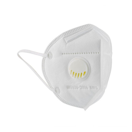 KN95 Disposable Protective Masks with 5 Layers + Valve/ Masca faciala de unica folosinta KN95 + Supapa
