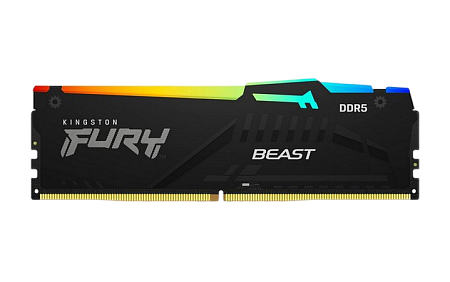 .32GB DDR5-5200MHz Kingston FURY Beast RGB (KF552C40BBA-32), CL40-40-40, 1.25V, Intel XMP 3.0, Blac .32GB DDR5-5200MHz Kingston FURY Beast RGB (KF552C40BBA-32), CL40-40-40, 1.25V, Intel XMP 3.0, Blac