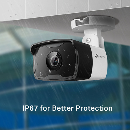 TP-Link Bullet Outdoor Network Camera "VIGI C330I", 4mm, 3MP, PoE, IP67