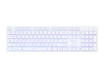 Клавиатура Gembird KB-UML3-01-W-RU, Проводное, Белый