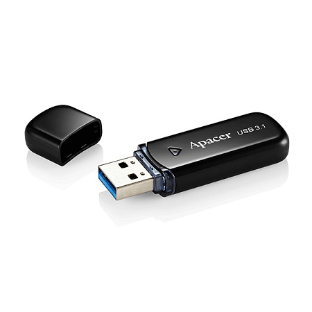 USB Flash накопитель Apacer AH355, 64Гб, Чёрный