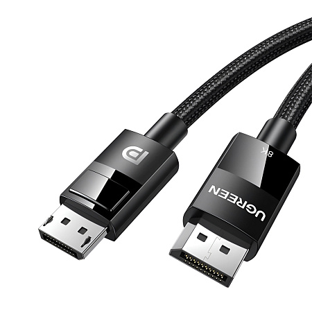UGREEN Cable DisplayPort 1.4 to DisplayPort 1.4 8K 60Hz, 1.5m DP114, Black UGREEN Cable DisplayPort 1.4 to DisplayPort 1.4 8K 60Hz, 1.5m DP114, Black