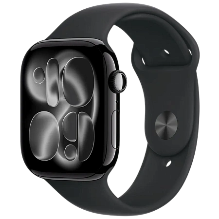 Умные часы Apple Watch Series 11, 46мм, Чёрный, iphone, xiaomi, samsung, oppo, чехол, стекло