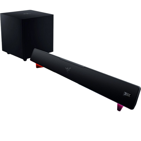 Gaming Soundbar & Subwoofer Razer Leviathan V2, THX Spatial Audio, RGB, BT 5.2/USB