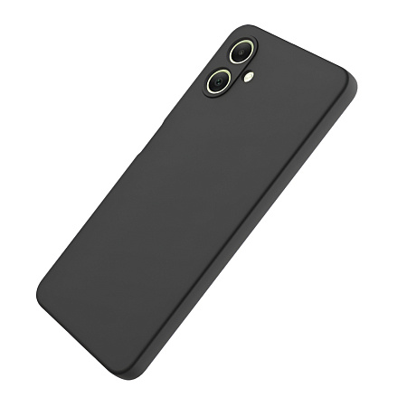 WOO Case Liquid Silicone Samsung A07, Black