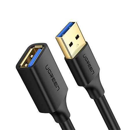 UGREEN USB 3.0 Extension Male Cable 3m | US129, Black