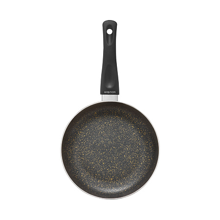 Ambition, Frying Pan, Oro, Qualum Basic Stone Coating, 30 Cm, Aluminium