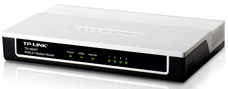 ADSL Router TP-LINK "TD-8840T",1xEthernet port+1xUSB, ADSL/ADSL2/ADSL2+, Splitter, Annex A