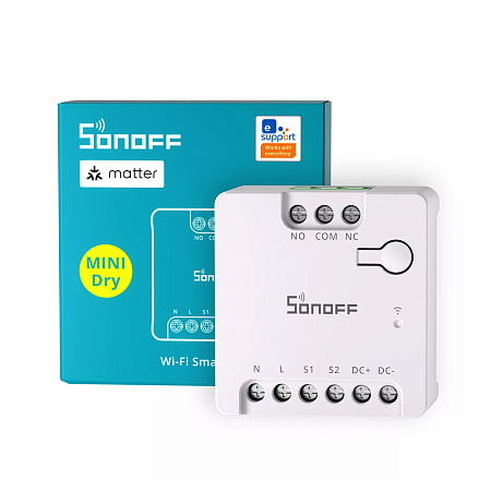 Sonoff Matter Over Wi-Fi Smart Switch MINI-D Dry Contact Relay Sonoff Matter Over Wi-Fi Smart Switch MINI-D Dry Contact Relay
