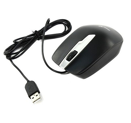 Mouse Genius DX-180, 1000 dpi, 3 buttons, Ambidextrous, 83g, 1.5m, USB, Black