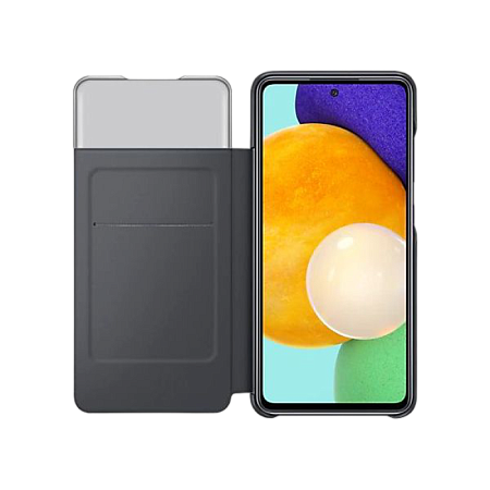 Чехол книжка Samsung S View Wallet Cover Galaxy A52, Чёрный