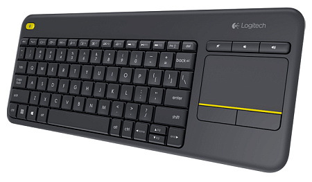 Клавиатура Logitech K400 Plus, Беспроводное, Чёрный Клавиатура Logitech K400 Plus, Беспроводное, Чёрный