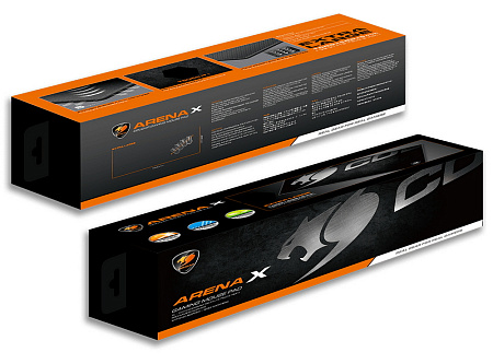 Игровой коврик для мыши Cougar ARENA X, Extra Large, Чёрный