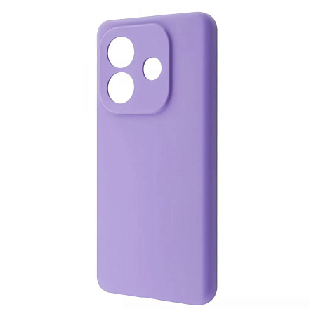 WOO Case Liquid Silicone Xiaomi Redmi Note 14 5G, Purple