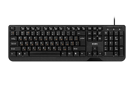 Keyboard & Mouse SVEN KB-S330C, Fn keys, Splash proof, 1200 dpi, 3 buttons, 1.5m, USB, EN/RU, Black Keyboard & Mouse SVEN KB-S330C, Fn keys, Splash proof, 1200 dpi, 3 buttons, 1.5m, USB, EN/RU, Black