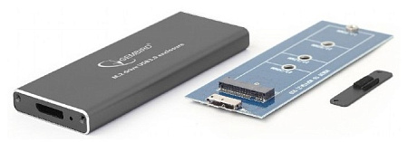 Портативный корпус для SSD Gembird EE2280-U3C-01, Серый (EE2280-U3C-01)