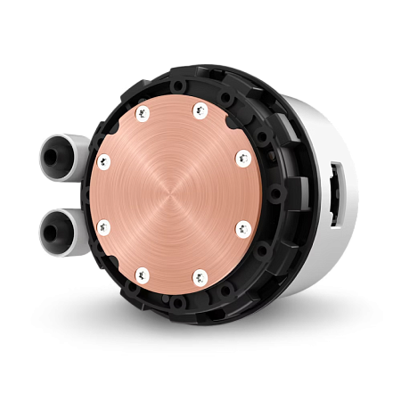 AIO Liquid Cooling NZXT Kraken 240 RGB White (33.8dB, 78CFM, 2x120mm, 500-1800RPM, LCD 1.54", CAM)