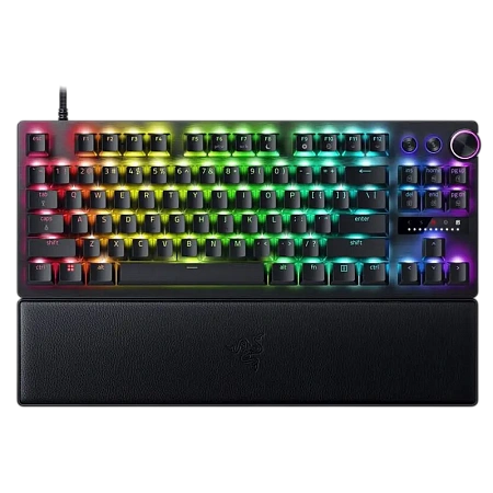 Клавиатура Razer Huntsman V3 Pro TKL, Проводное, Чёрный