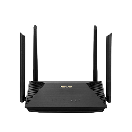 Wi-Fi 6 Dual Band ASUS Router "RT-AX53U", 1800Mbps, OFDMA, Gbit Ports, USB2.0