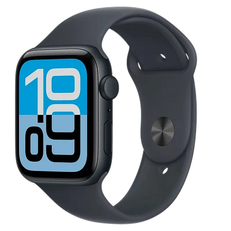 Умные часы Apple Watch SE 3, 44мм, Midnight, iphone, xiaomi, samsung, oppo, чехол, стекло