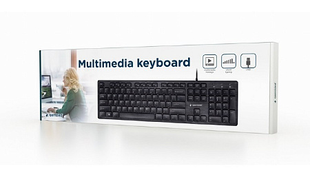 Клавиатура Gembird KB-MCH-03-RU, Проводное, Чёрный Клавиатура Gembird KB-MCH-03-RU, Проводное, Чёрный