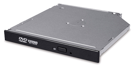 Slim 12.7mm/Notebook Internal DVD-RW Drive  LG "GTC0N" (SATA), Black, Bulk