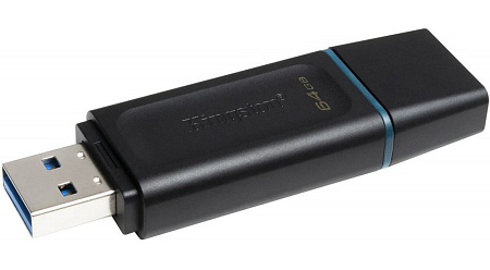 USB Flash накопитель Kingston DataTraveler Exodia, 64Гб, Черный/Синий