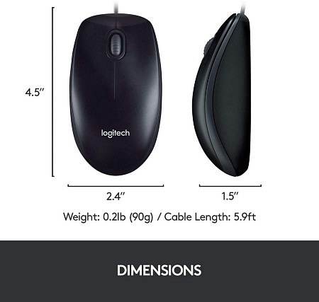Keyboard & Mouse Logitech MK120, Thin profile, Spill-resistant, Quiet typing, 1000dpi, 3 buttons, 1.