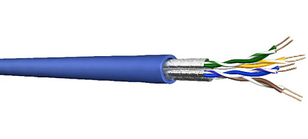 Cable FTP Cat.6  Draka, 23awg, 400MHz,  COPPER, 500M/CTN Blue color
