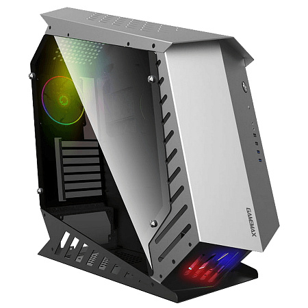 Case ATX GAMEMAX AutoBot, w/o PSU, 3x120mm ARGB fans, Dual TG, Aliminium, 2xUSB3.0, 2xUSB 2.0