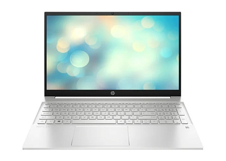 Ноутбук 15,6" HP Pavilion 15-eh1024ur, Ceramic White, AMD Ryzen 5 5500U, 8Гб/512Гб, FreeDOS