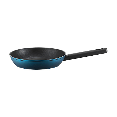 Ambition, Frying Pan, Azzuro, 28 Cm, Qualum Basic Coating, Aluminium