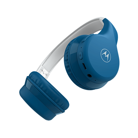 Motorola On-Ear Headphones with MIC Bluetooth MOTO JR300, Blue Motorola On-Ear Headphones with MIC Bluetooth MOTO JR300, Blue