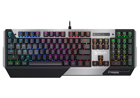 Gaming Keyboard Bloody B865R, Mechanical, Optical Linear SW, 8 ABS Keycaps, Fn keys, Spill-Resistant Gaming Keyboard Bloody B865R, Mechanical, Optical Linear SW, 8 ABS Keycaps, Fn keys, Spill-Resistant