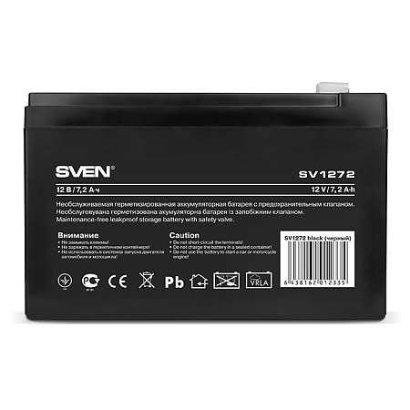Аккумулятор для резервного питания SVEN SV-012335, 12В 7,2