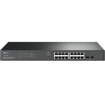 16-port Gigabit Smart POE+ Switch TP-LINK "SG2218P", 16xPoE Ports, 2xSFP 1Gbit, Budget 150W 16-port Gigabit Smart POE+ Switch TP-LINK "SG2218P", 16xPoE Ports, 2xSFP 1Gbit, Budget 150W