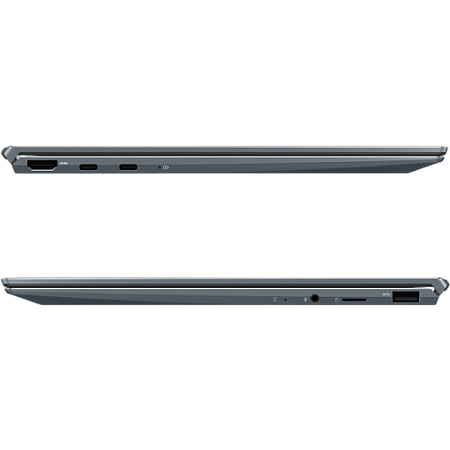 Ноутбук 14" ASUS Zenbook 14 UM425QA, Pine Grey, AMD Ryzen 5 5600H, 16Гб/512Гб, Без ОС