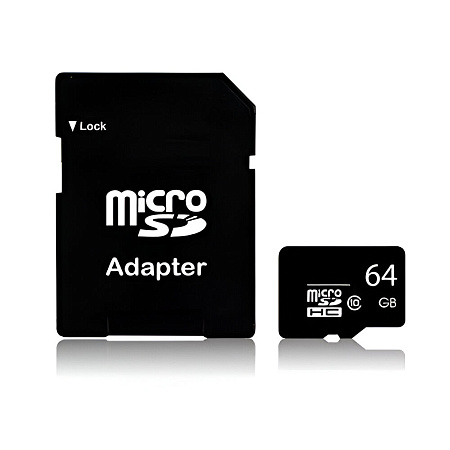 Navitel MR255NV Mirror Car Video Recorder + WOO MicroSD Card UHS-I (U1) (C10) + SD Adapter, Integra, 64 GB