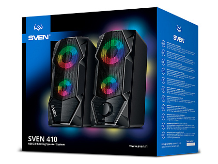 Speakers SVEN "410" Black, 6w, USB power / DC 5V