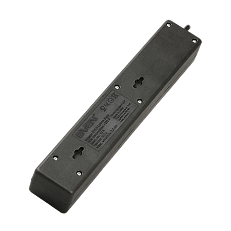 Surge Protector 5 Sockets, 1.8m, Sven Optima Base, BLACK flame-retardant material Surge Protector 5 Sockets, 1.8m, Sven Optima Base, BLACK flame-retardant material