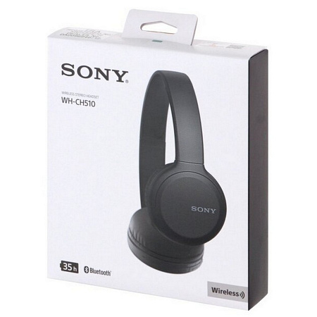 Bluetooth Headphones SONY WH-CH510, Black, EXTRA BASS™ Bluetooth Headphones SONY WH-CH510, Black, EXTRA BASS™