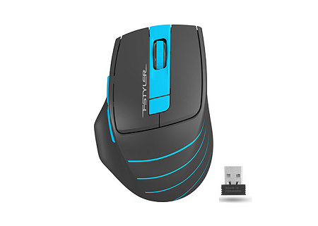 Wireless Mouse A4Tech FG30S, 1200-2000 dpi, 6 buttons, 97g, Ergonomic, Silent, Programmable, 1xAA, 2 Wireless Mouse A4Tech FG30S, 1200-2000 dpi, 6 buttons, 97g, Ergonomic, Silent, Programmable, 1xAA, 2