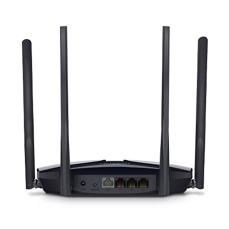 Wi-Fi 6 Dual Band Mercusys Router "MR80X", 3000Mbps, OFDMA, MU-MIMO, 3xGbit Ports Wi-Fi 6 Dual Band Mercusys Router "MR80X", 3000Mbps, OFDMA, MU-MIMO, 3xGbit Ports