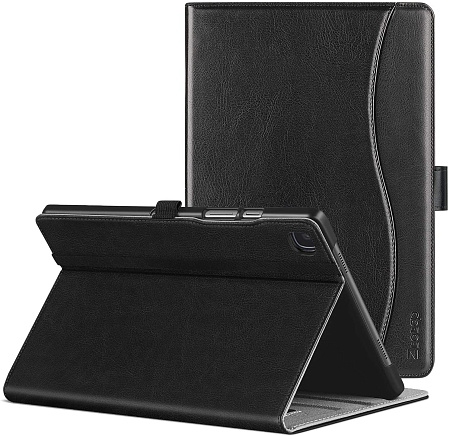 Чехол для планшета Cellularline Folio - Galaxy Tab A7 10.4", Искусственная кожа, Чёрный