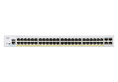 48-port Gigabit PoE Managed Switch Cisco CBS350-48P-4X, 4 x 10G SFP+